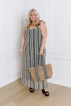 Acapulco Sunsets Knit Maxi Dress Curves