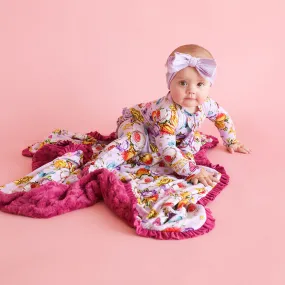 Adrina Minky Ruffled Luxette Patoo Blanket