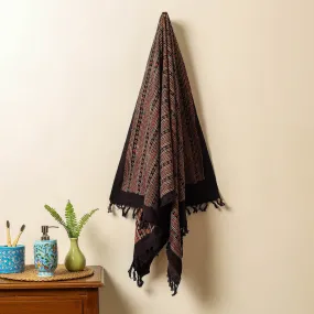 Ajrakh Block Printed Handloom Cotton Towel