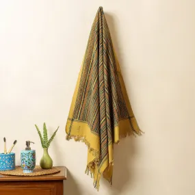 Ajrakh Block Printed Handloom Cotton Towel