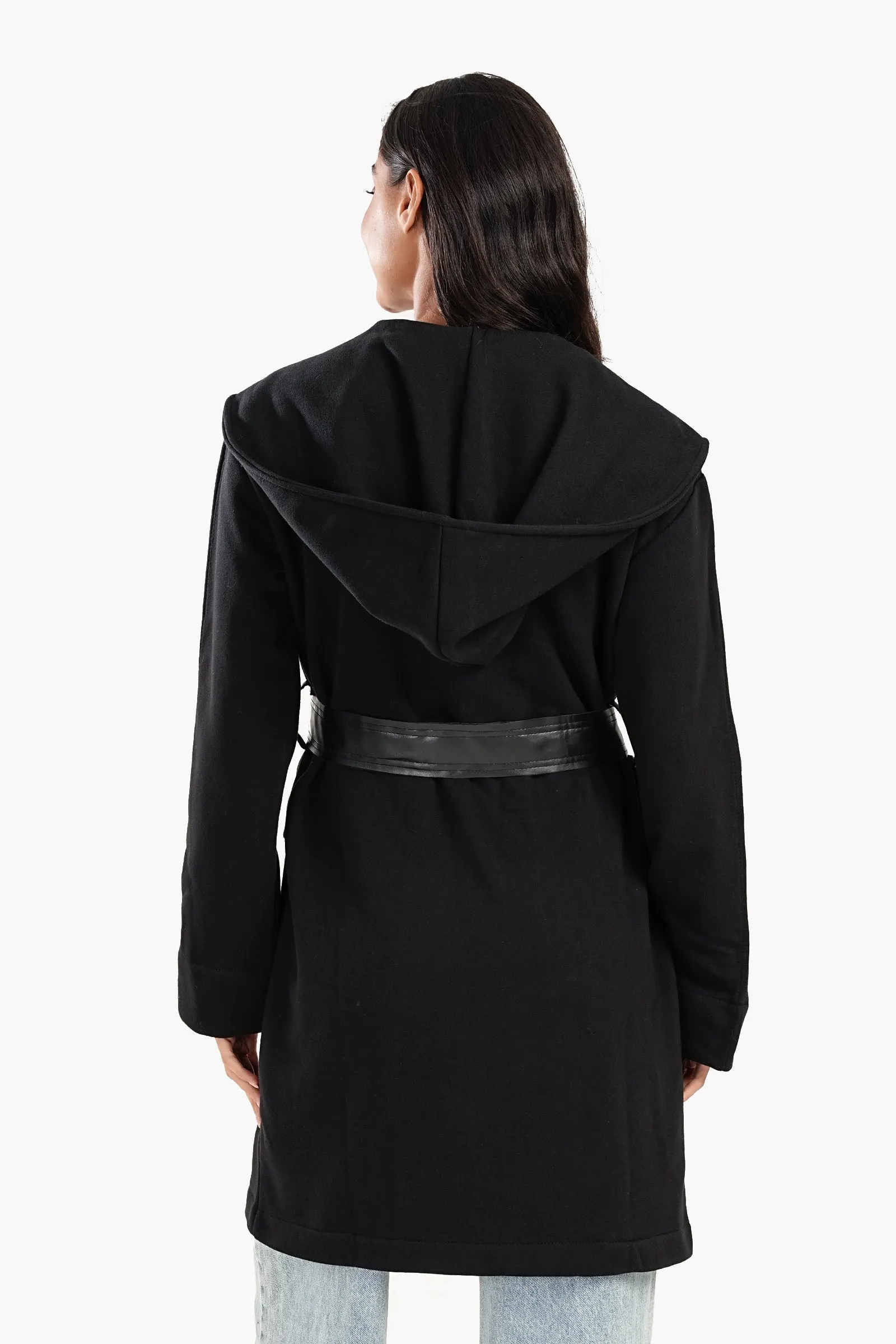 Black Shawl Collar Jacket