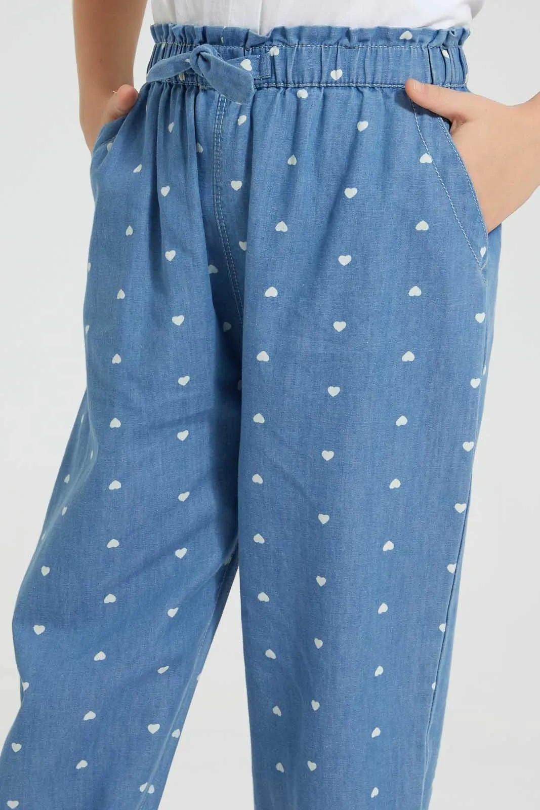 Blue Polka Dot Jean