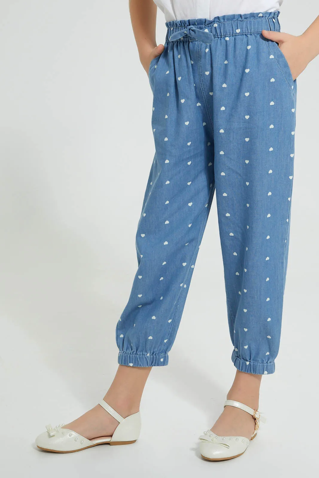 Blue Polka Dot Jean