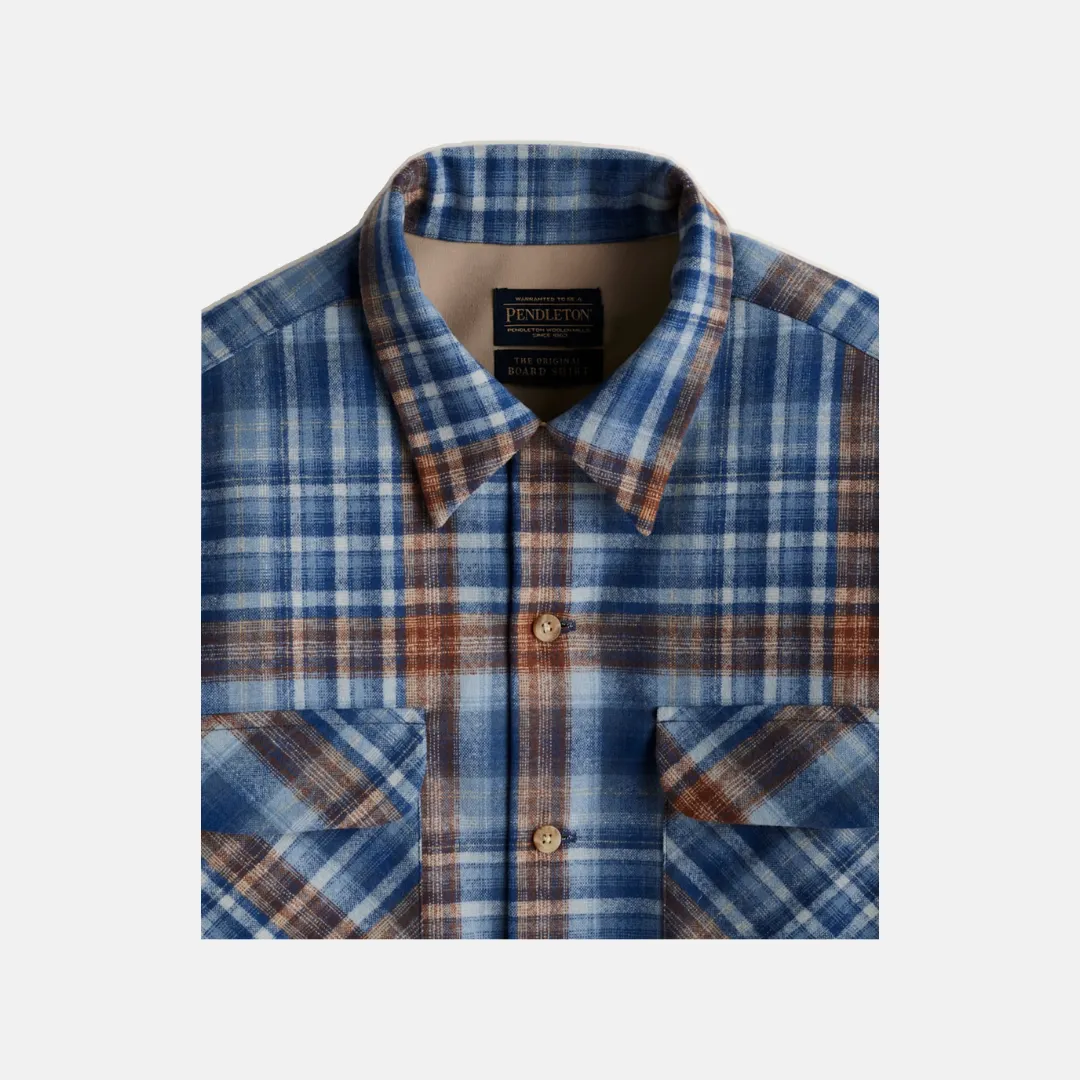 BOARD SHIRT - BLUE/TAN OMBRE