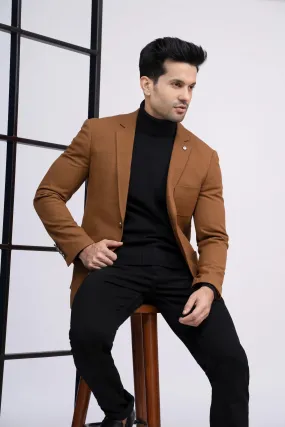 CASUAL COAT SLIM FIT CAMEL