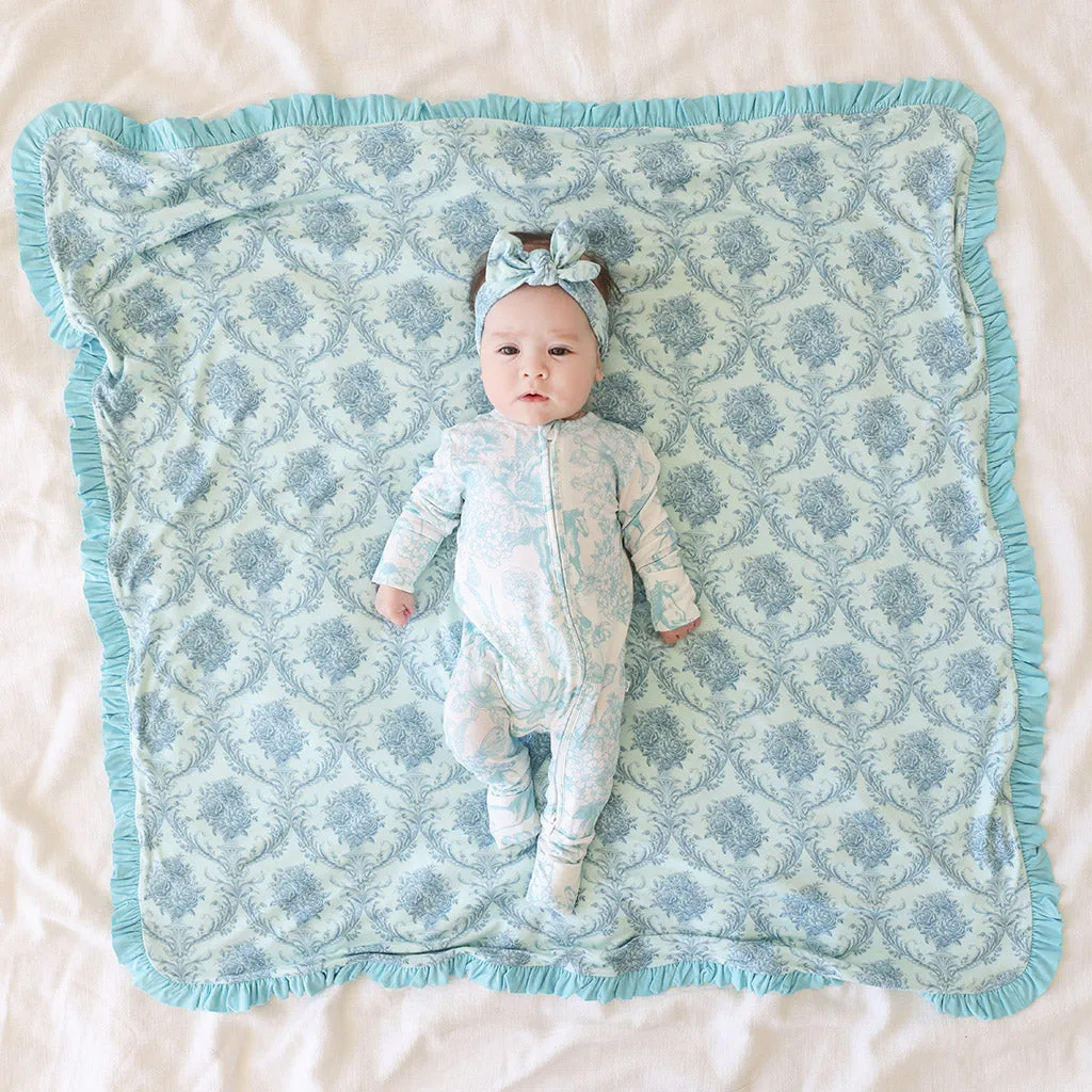 Charlotte Anne & Ava Jane Ruffled Luxette Patoo® Blanket