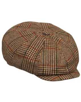 Laksen Cavendish Mens Bakerboy Tweed Cap