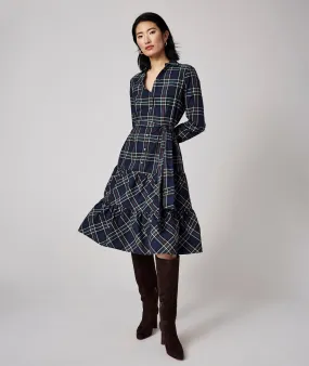 Plaid Tiered Dara Dress