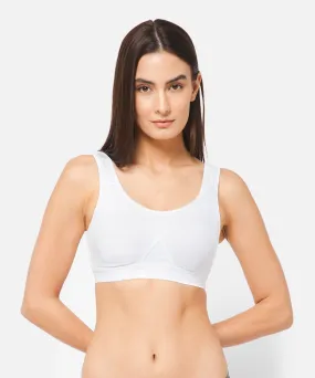 Poppy - Sports Brassiere | Perfect Sports Brassiere | Bottom Elastic | Broad Strap Gives Less Pressure on Shoulder (POPPY)