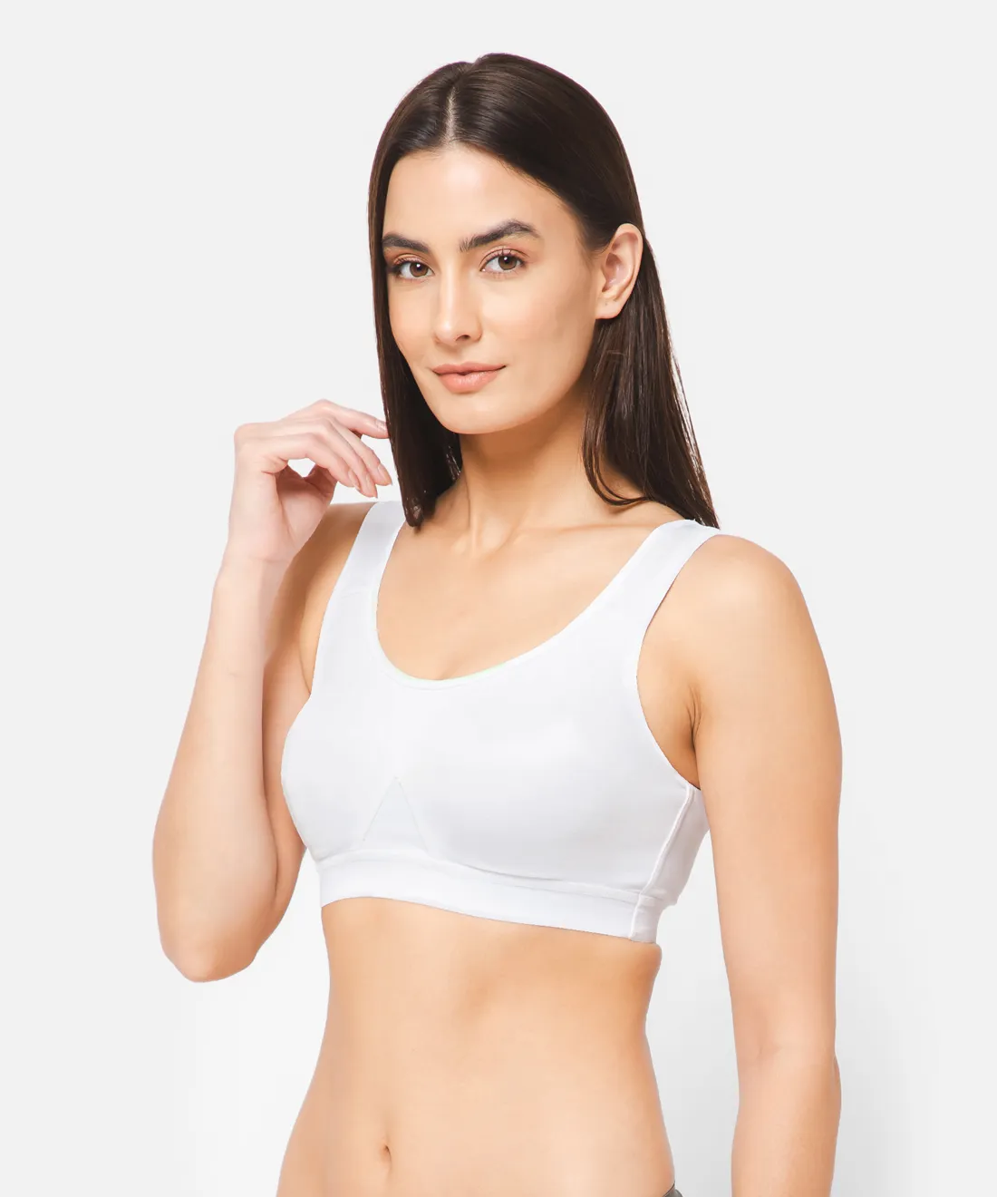 Poppy - Sports Brassiere | Perfect Sports Brassiere | Bottom Elastic | Broad Strap Gives Less Pressure on Shoulder (POPPY)