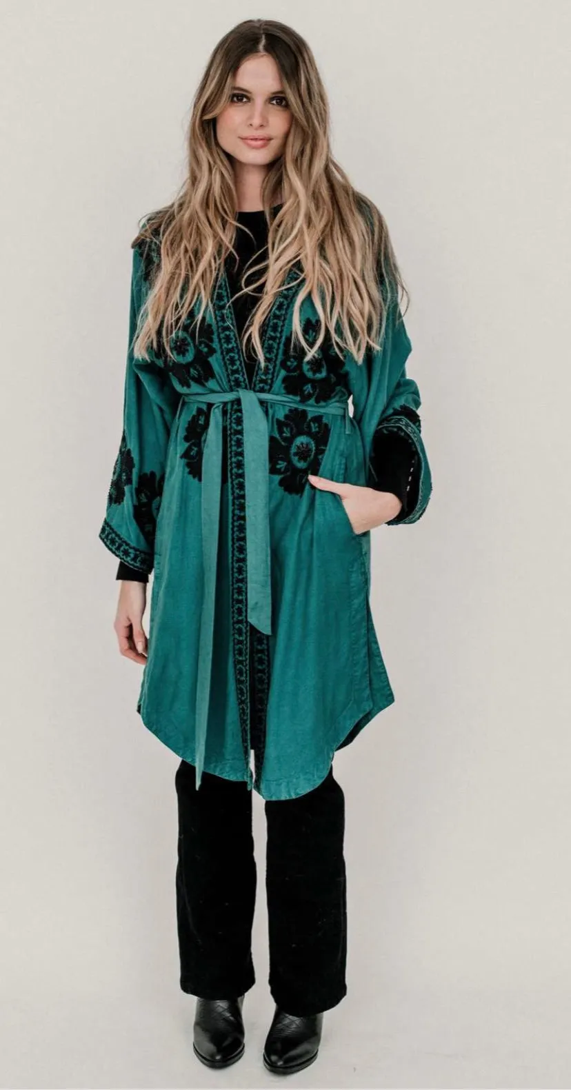 Roma kimono Green