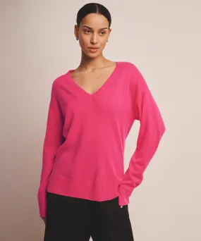 Signature Cashmere V-Neck Sweater