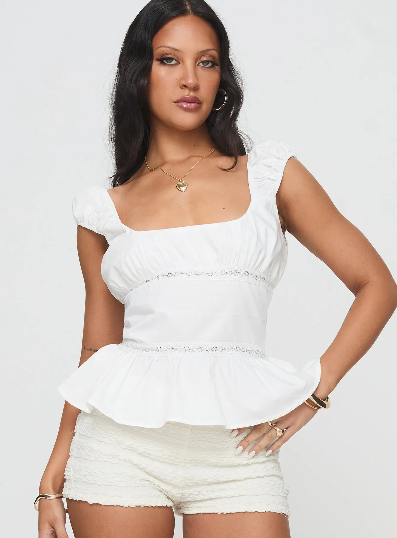 Somi Top White