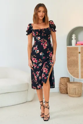 Step Into Paradise Midi Dress Floral