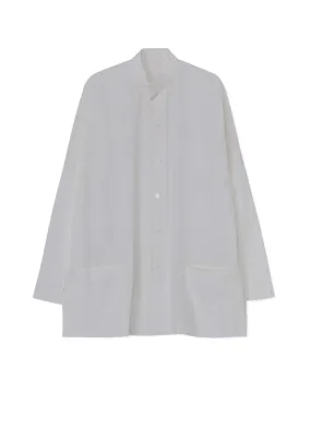 [Y's-Black Name]KHADI CHINA SHIRT